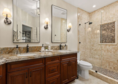 san diego home interior design example master bath dual sink