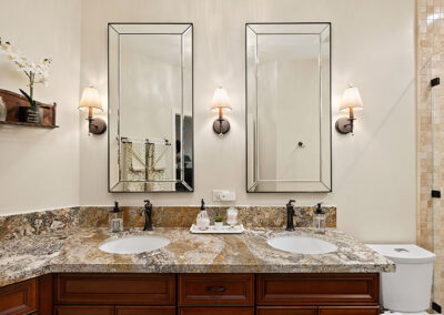 san diego home interior design example master bath dual sink