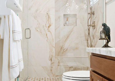 san diego interior design example bath and shower