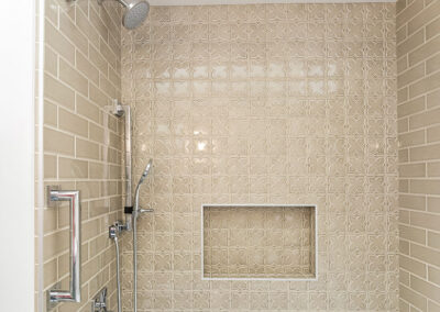 interior design all rooms example project san diego bath shower tile wall detail