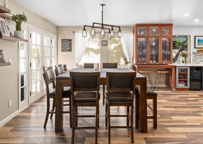 san diego home interior design example kitchen dining table